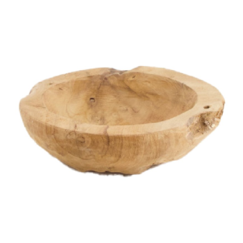 rustikale Holz-Schale (15 cm)